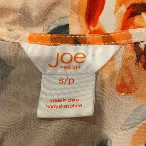 Joe Fresh Rose Tie Neck Blouse - Picture 3 of 3